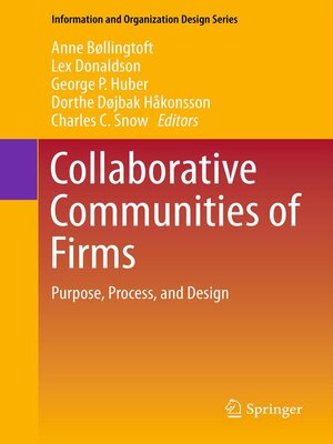 cover image of Collaborative Communities of Firms